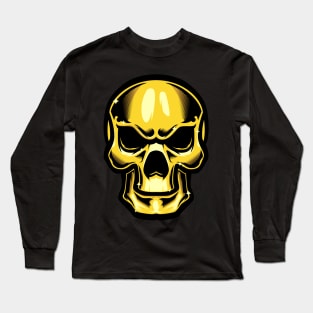 Golden Skull Long Sleeve T-Shirt